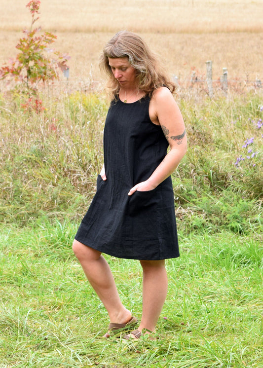 Athena Shift Dress: Linen
