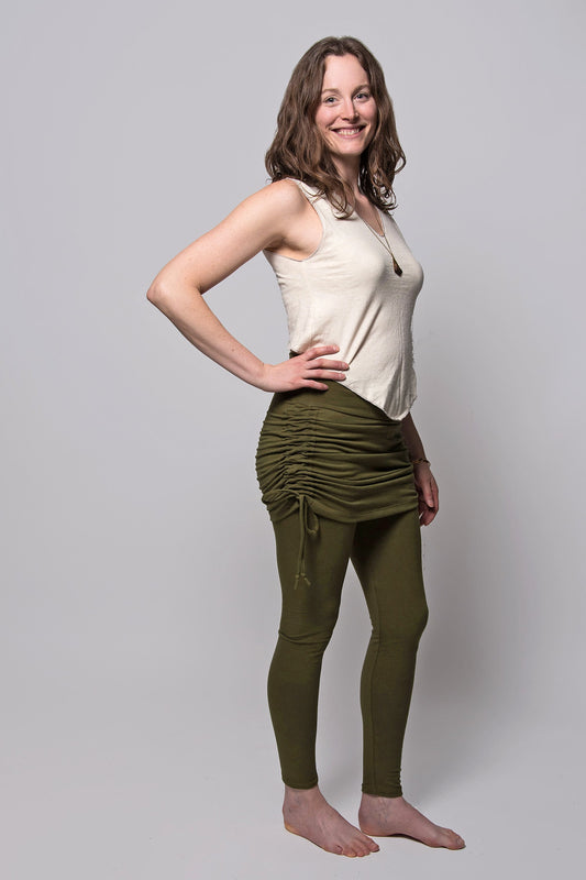 Cinch Skirt Leggings