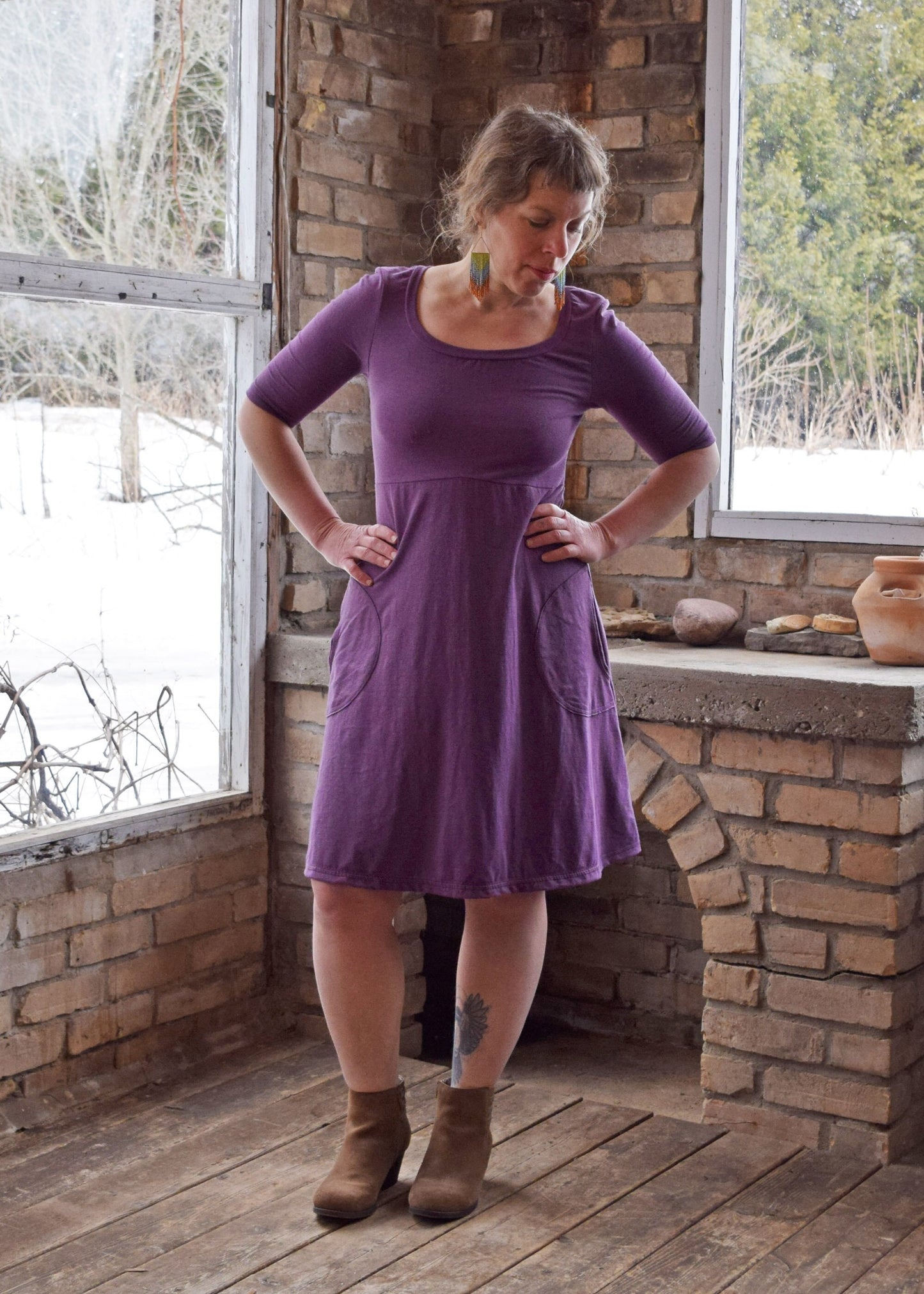Freya Dress: Hemp
