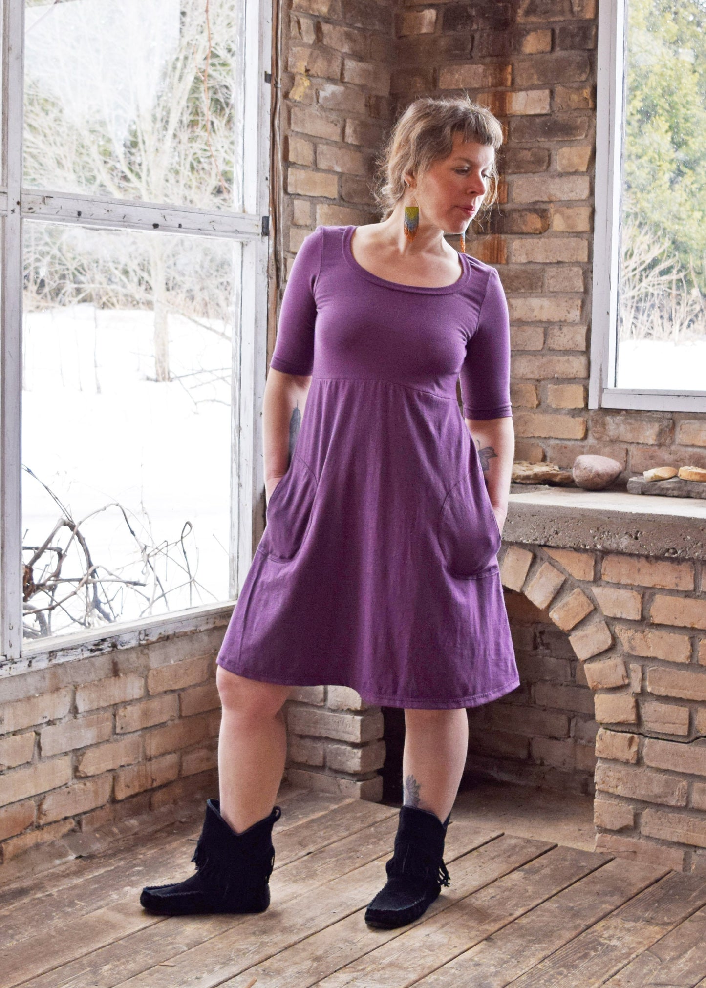 Freya Dress: Hemp