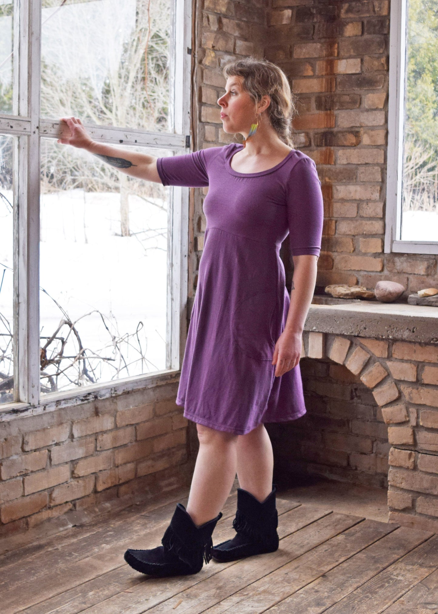 Freya Dress: Hemp