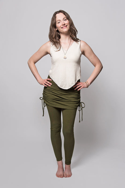 Cinch Skirt Leggings